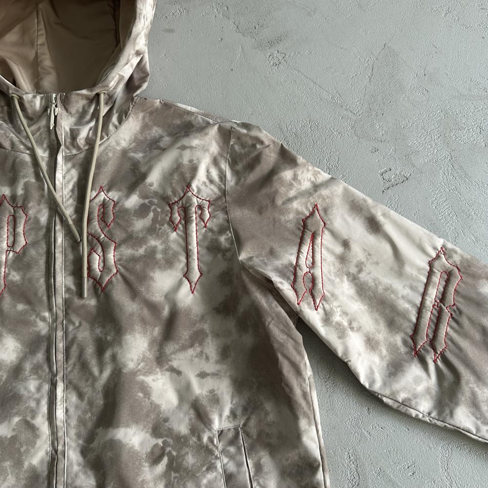 Trapstar Washed Arch Windbreaker - Khaki Ironleague