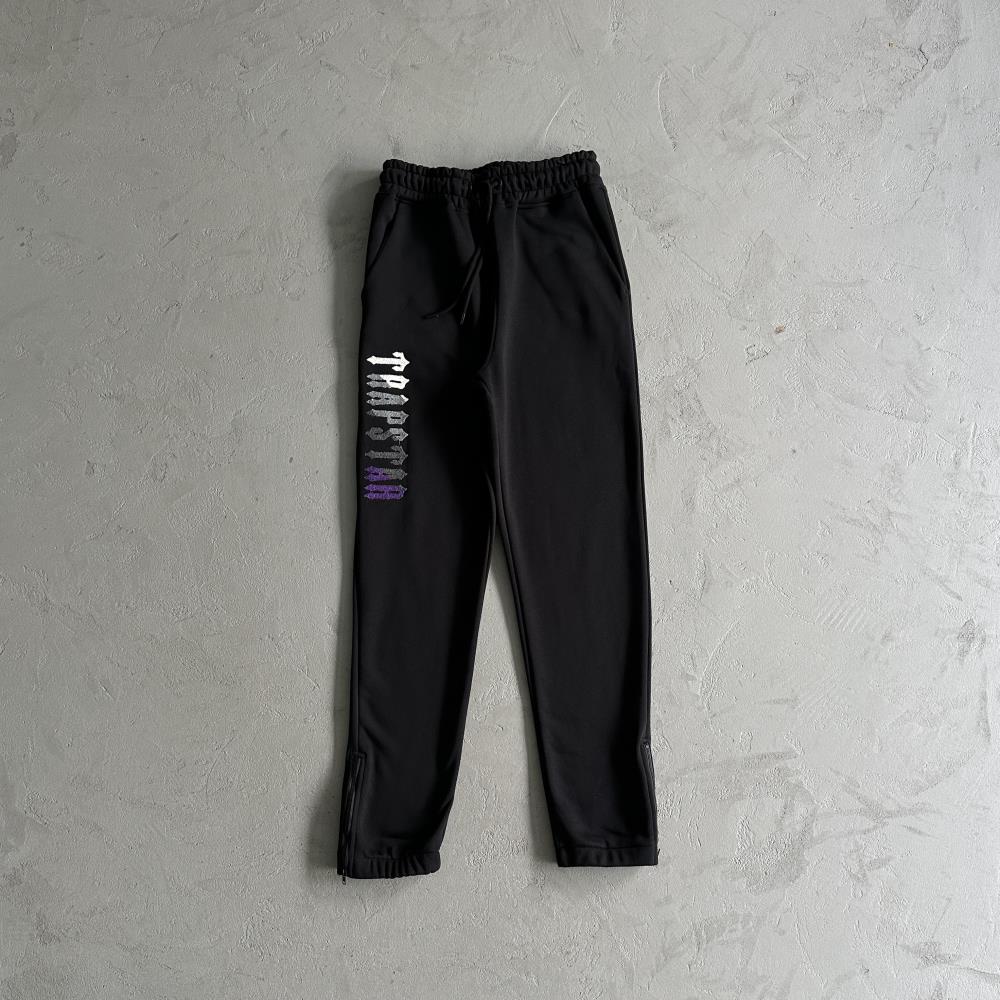 Trapstar Chenille Decoded 2.0 Tracksuit - Black/Purple Ironleague