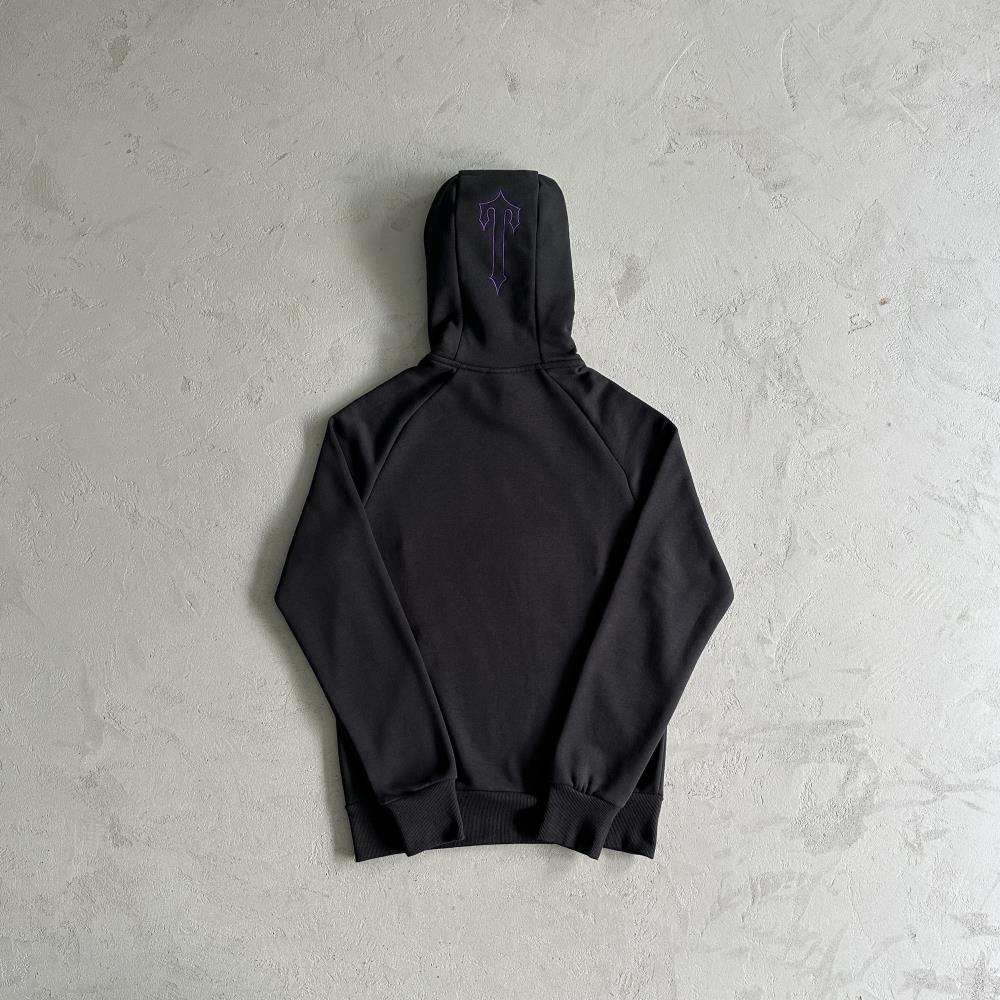 Trapstar Chenille Decoded 2.0 Tracksuit - Black/Purple Ironleague