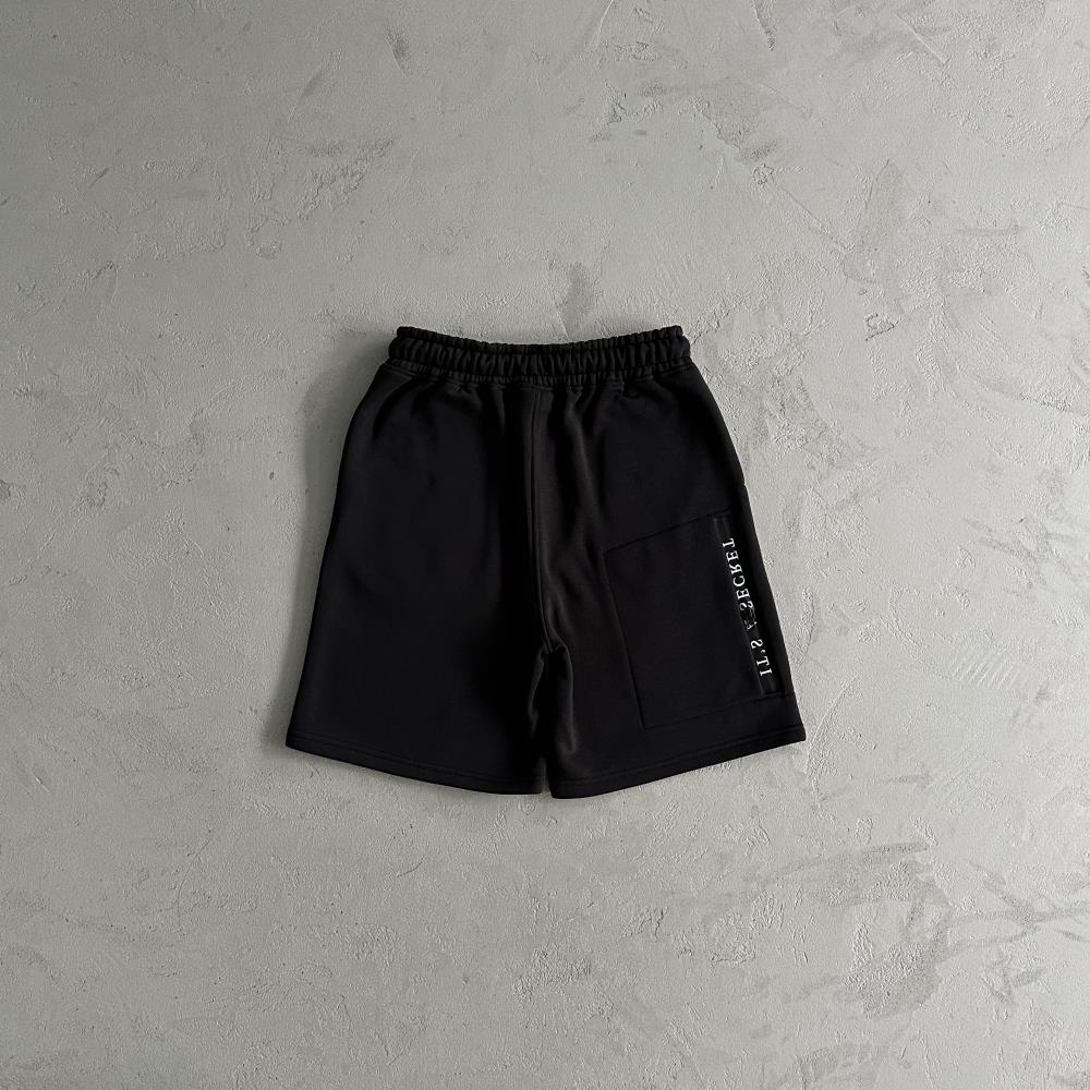 Trapstar Decoded Short Set - Black/Pink Ironleague
