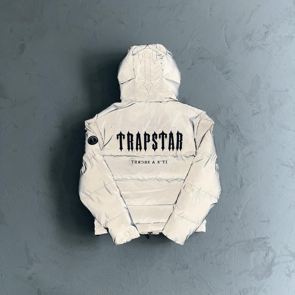 Trapstar Decoded 2.0 Hooded Puffer - Reflective Ironleague
