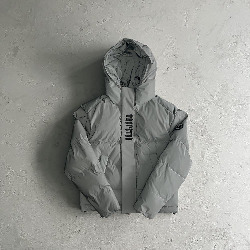 Trapstar Decoded 2.0 Hooded Puffer - Reflective Ironleague