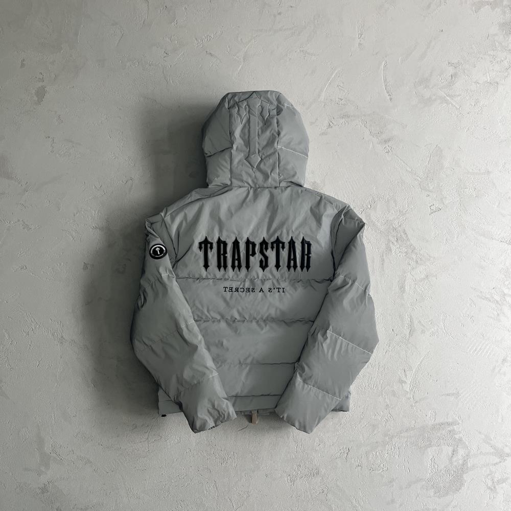 Trapstar Decoded 2.0 Hooded Puffer - Reflective Ironleague