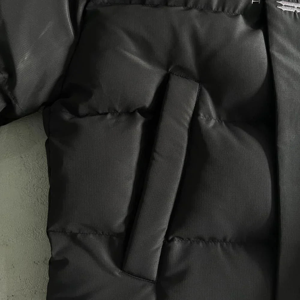 Trapstar Decoded 2025 Hooded Puffer - Blackout Edition Ironleague