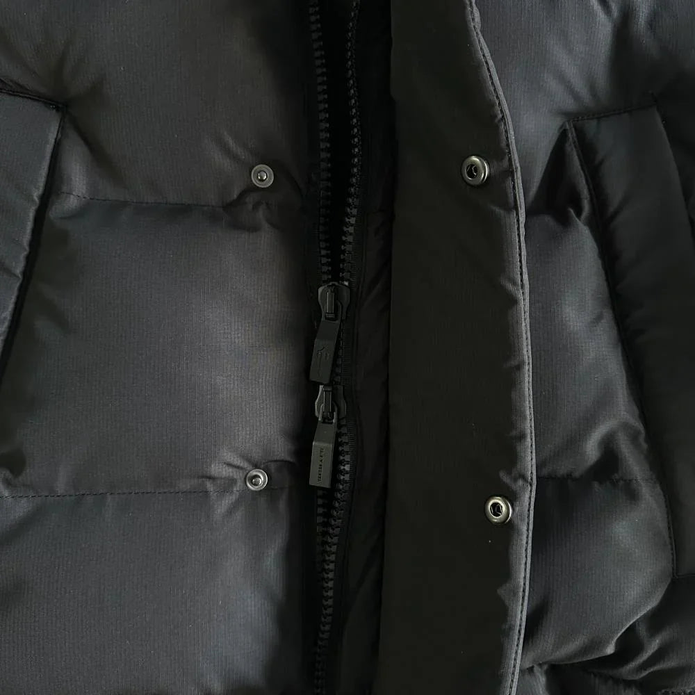 Trapstar Decoded 2.0 Hooded Puffer - Black/Red Ironleague