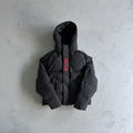 Trapstar Decoded 2.0 Hooded Puffer - Black/Red Ironleague