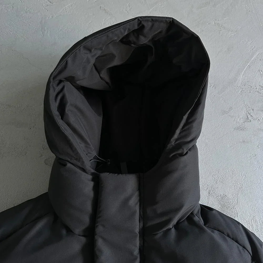 Trapstar Decoded 2.0 Hooded Puffer - Black/Red Ironleague