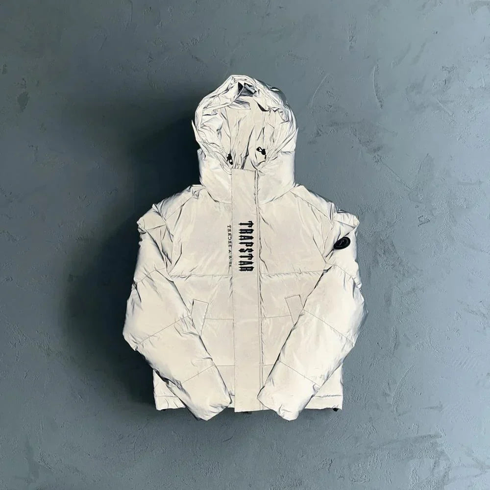 Trapstar Decoded 2.0 Hooded Puffer - Reflective Ironleague