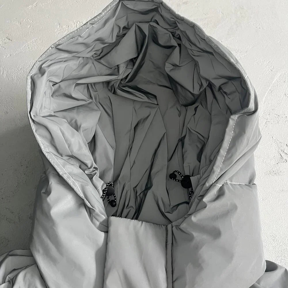 Trapstar Decoded 2.0 Hooded Puffer - Reflective Ironleague