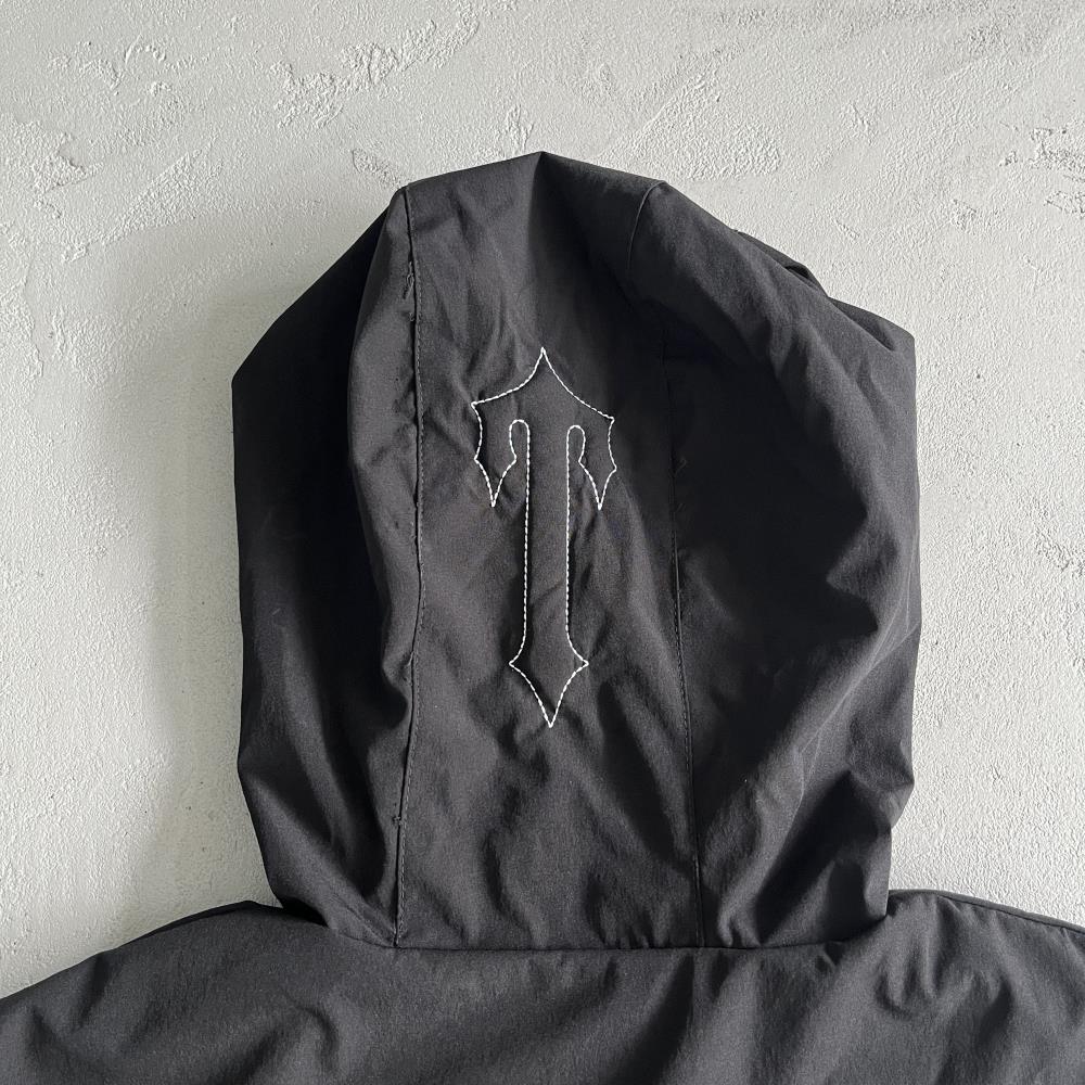 Trapstar Decoded Windbreaker - Black Ironleague