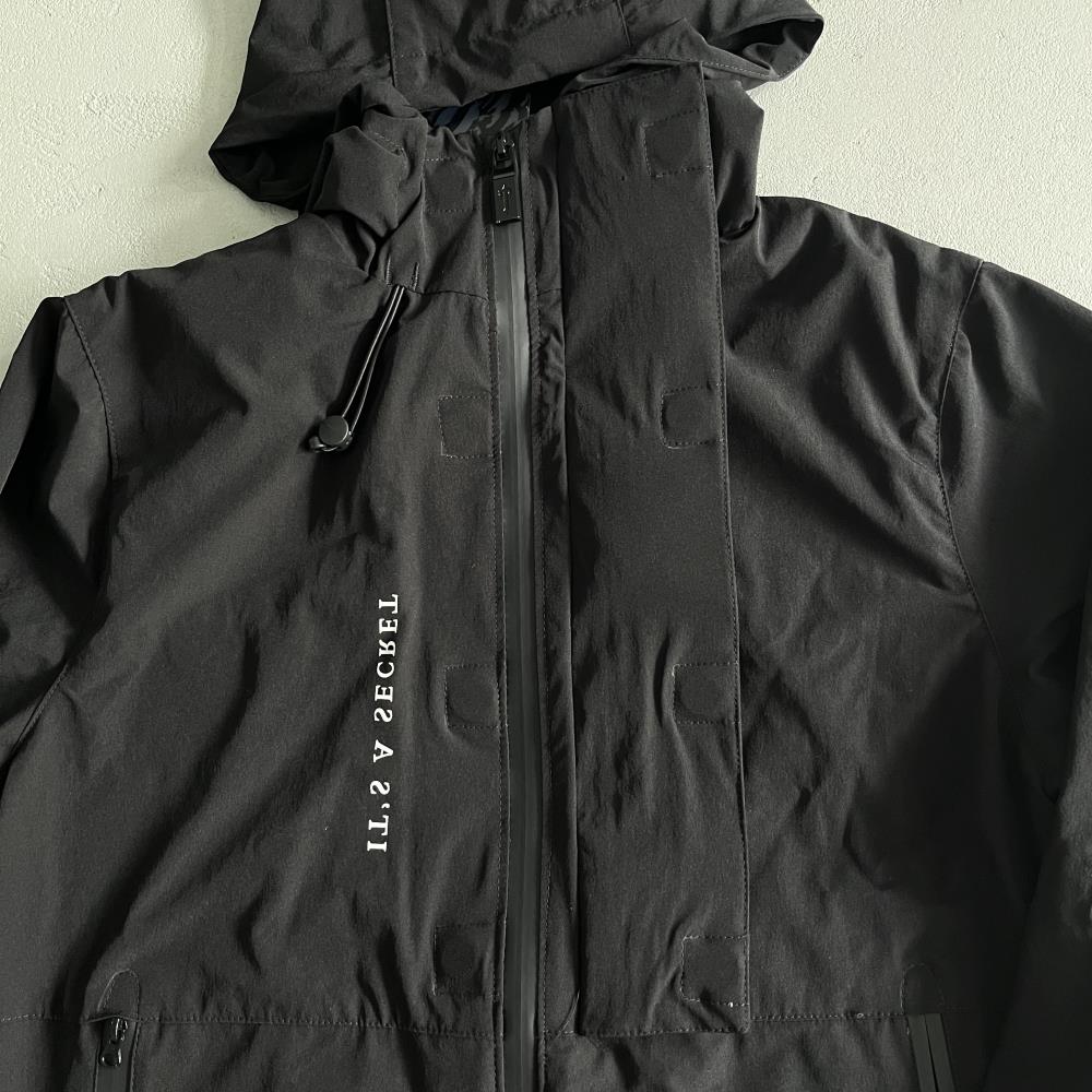 Trapstar Decoded Windbreaker - Black Ironleague