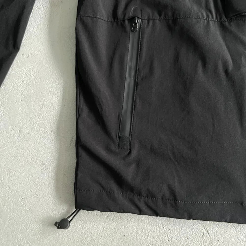 Trapstar Decoded Windbreaker - Black Ironleague