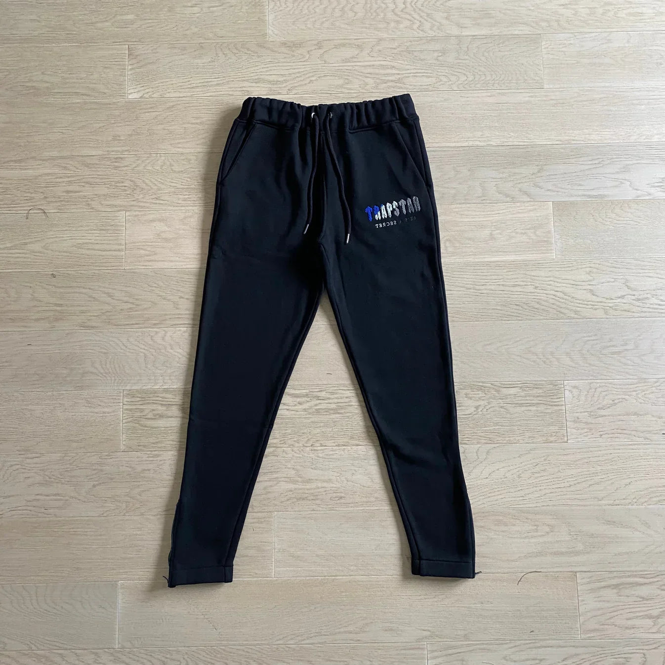 Trapstar Chenille Decoded Tracksuit - Black/Grey Ironleague