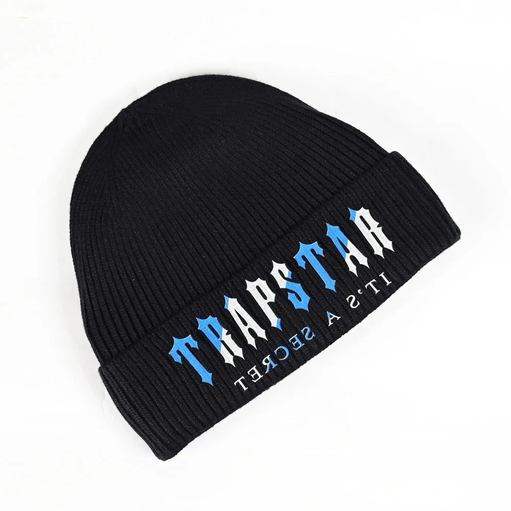 Trapstar Beanie - Black/Blue Ironleague
