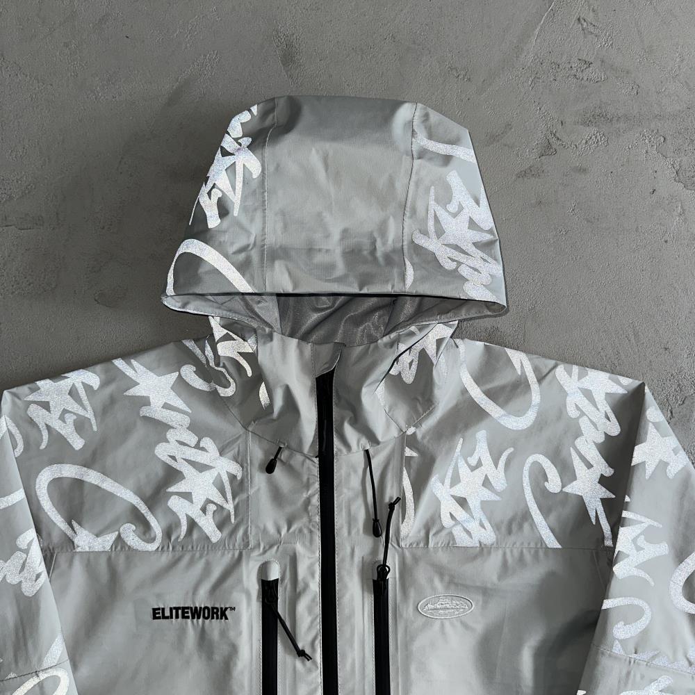 Corteiz Elitework Shell Jacket - Grey Ironleague