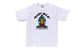 BAPE ABC Camo Milo Hoodie SS Tee White/Blue Camo 0ZXTEMX00510Q WHK