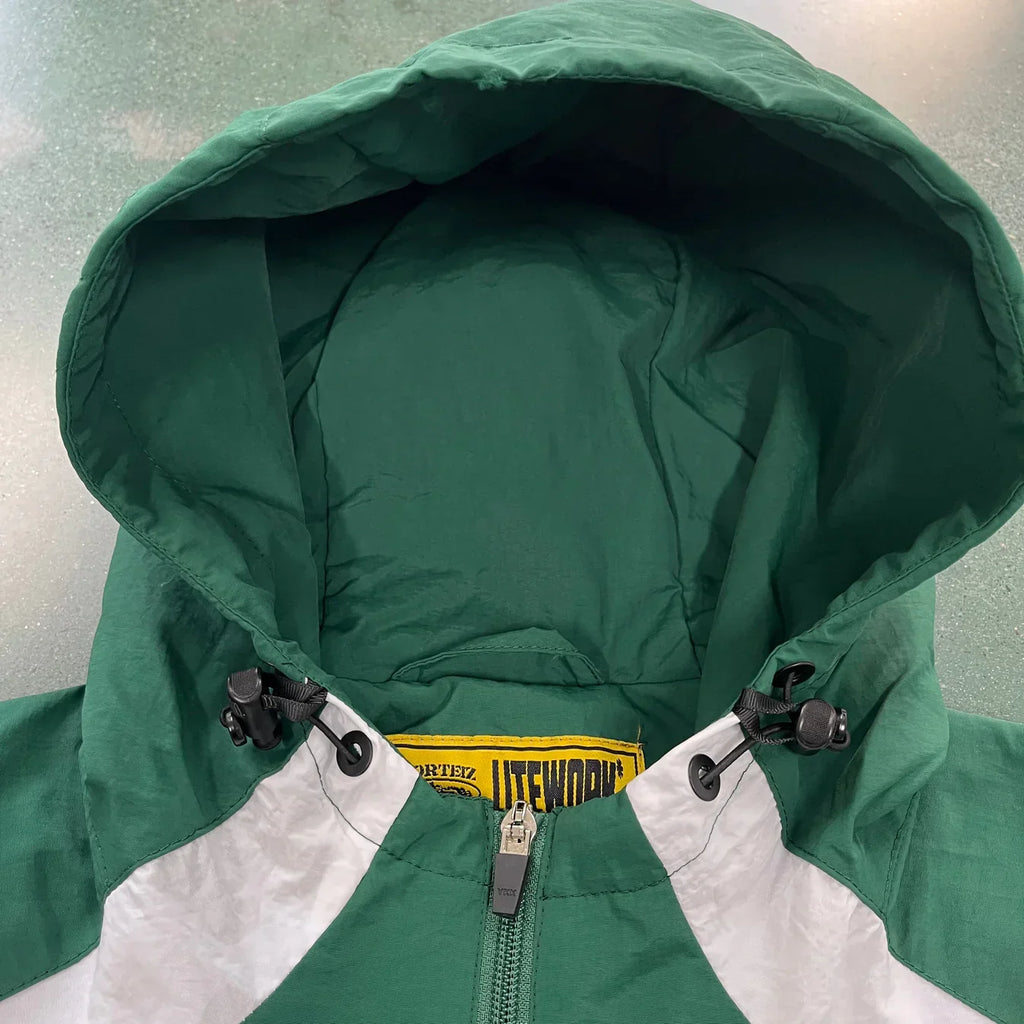 Corteiz Alcatraz Windbreaker - Green/White Ironleague