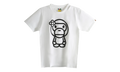 BAPE Crystal Stone Big Baby Lisa Tee WMNS White 2L80210025 WHT