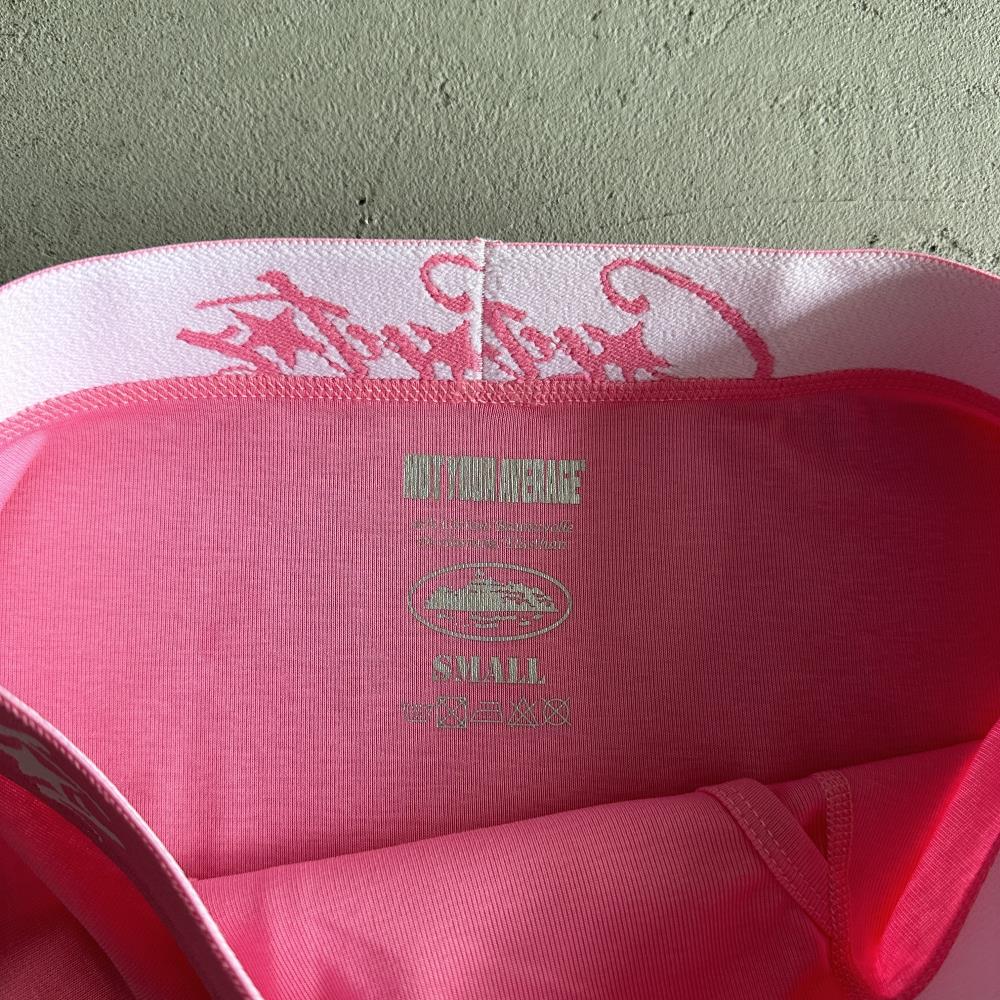 Corteiz Alcatraz Trousers - Pink Ironleague