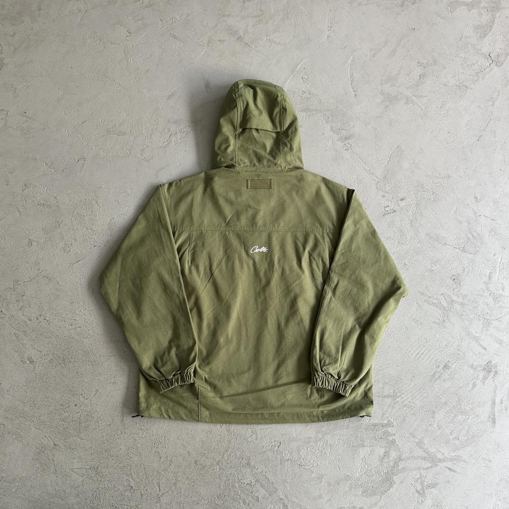 Corteiz Slant Pocket Jacket - Military Green Ironleague