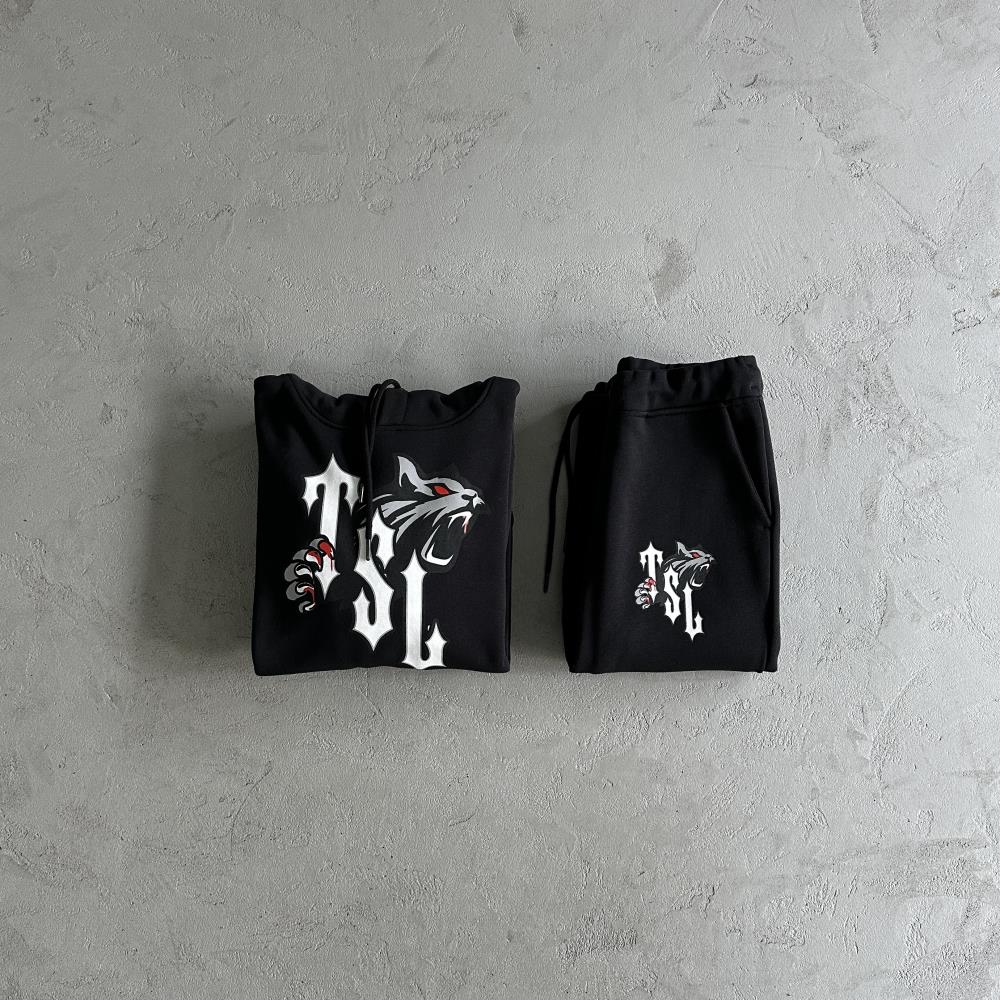 TrapstarL Shooters Bloodshot Tracksuit - Black Ironleague