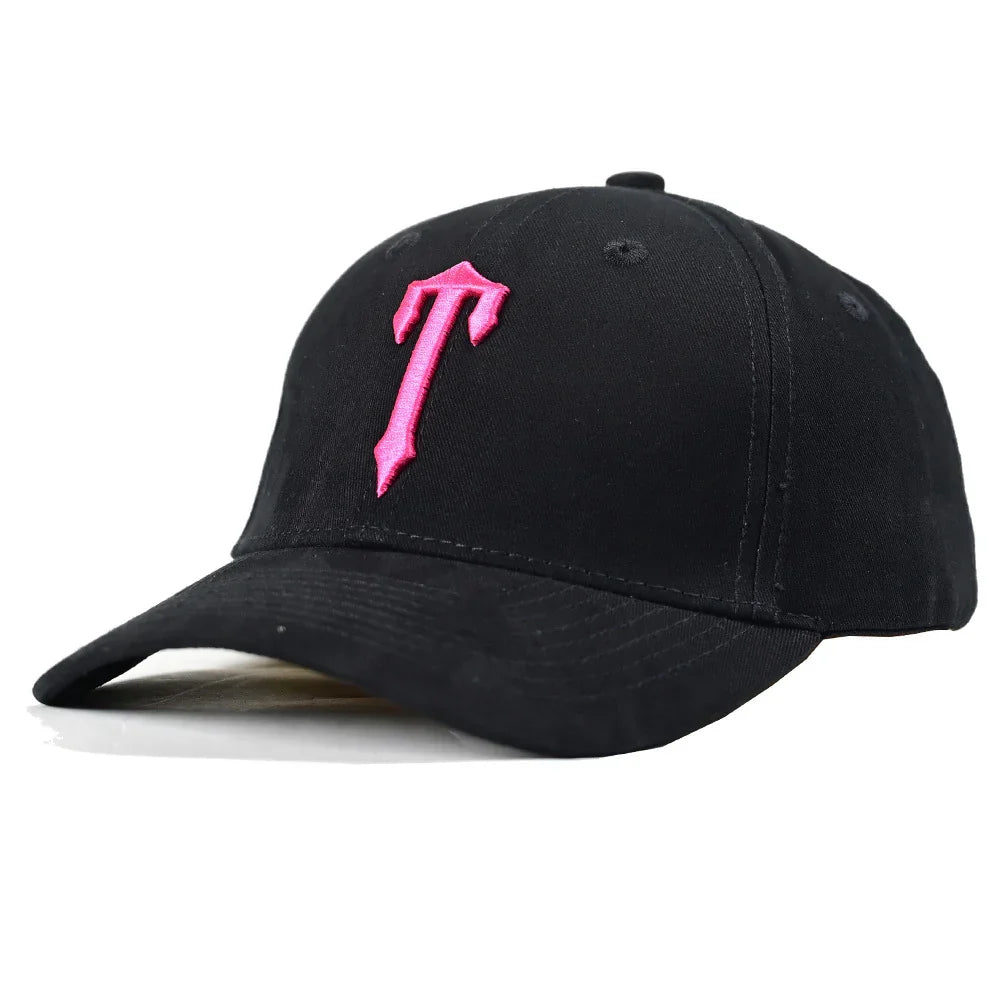 Trapstar Baseball Hat - Black/Pink Ironleague