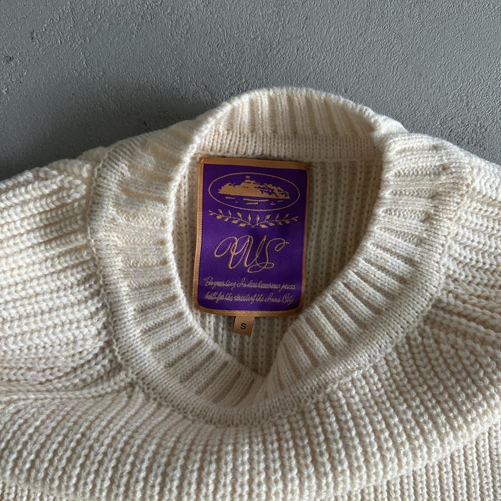 Corteiz Yarn Allstars Sweater - White Ironleague