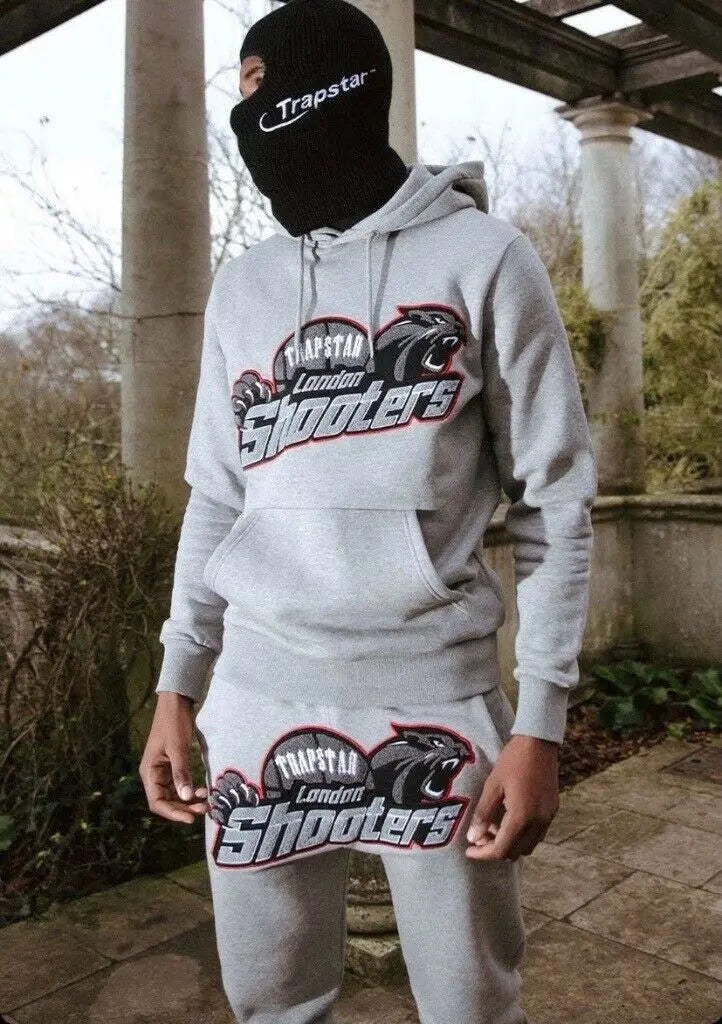 Trapstar Shooters Tracksuit - Black/Red Ironleague