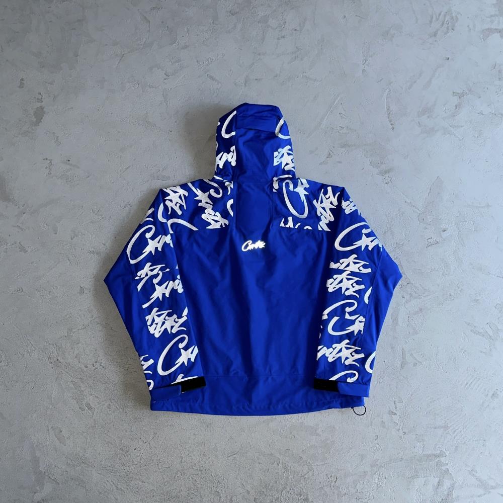 Corteiz Elitework Shell Jacket - Blue Ironleague