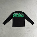 Syna Long Sleeve - Black/Green Ironleague