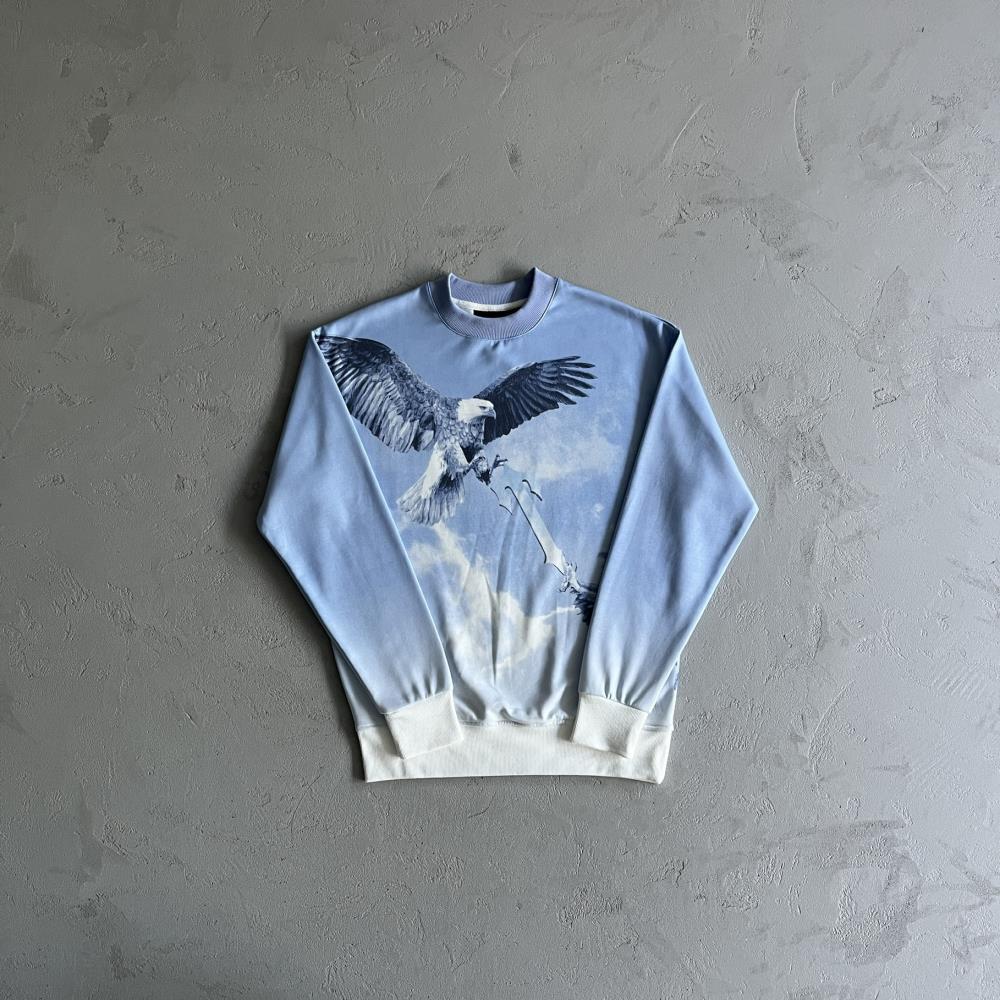 Trapstar Eagle Crewneck - Sky Blue Ironleague