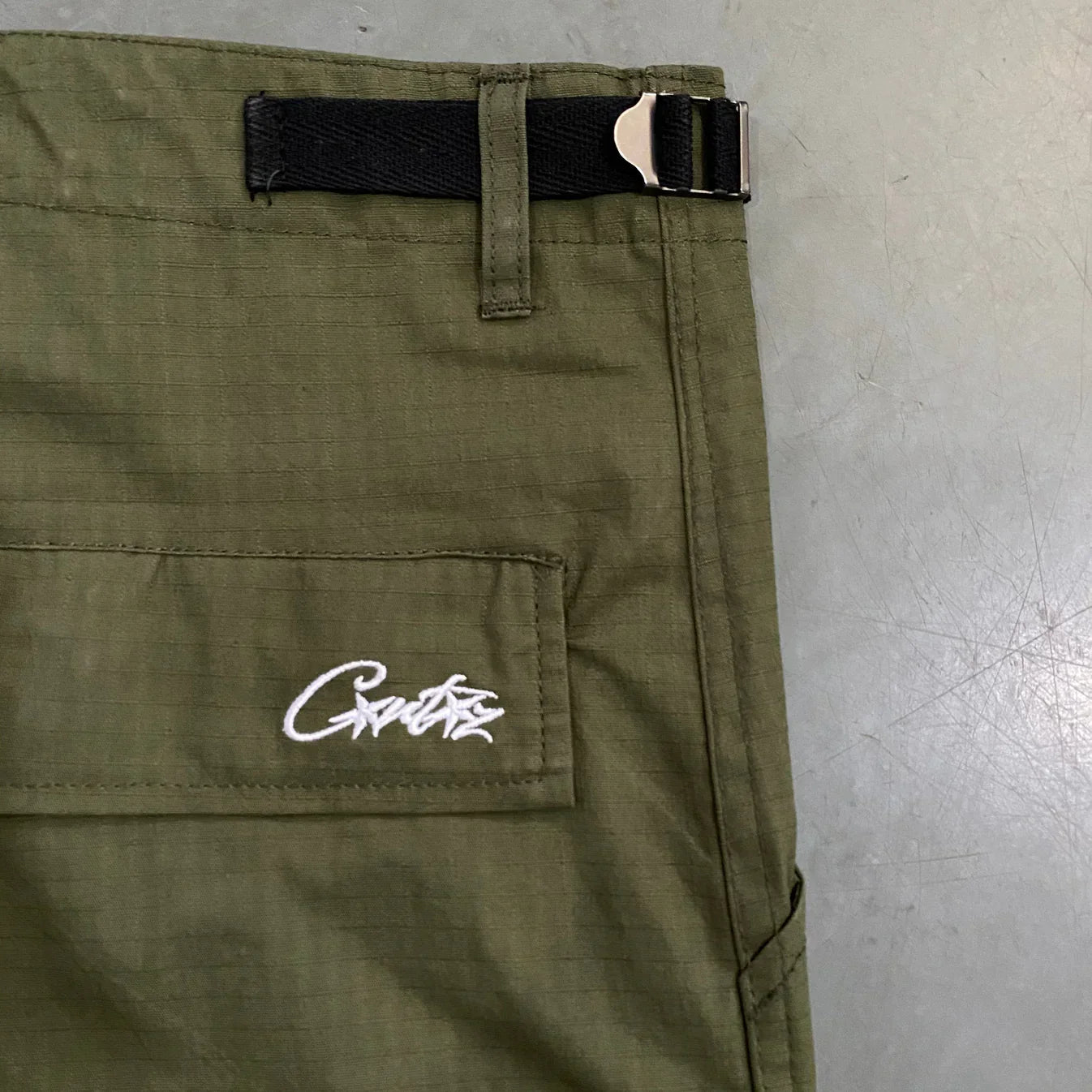 Corteiz Mula Guerrillaz Shorts - Green Ironleague