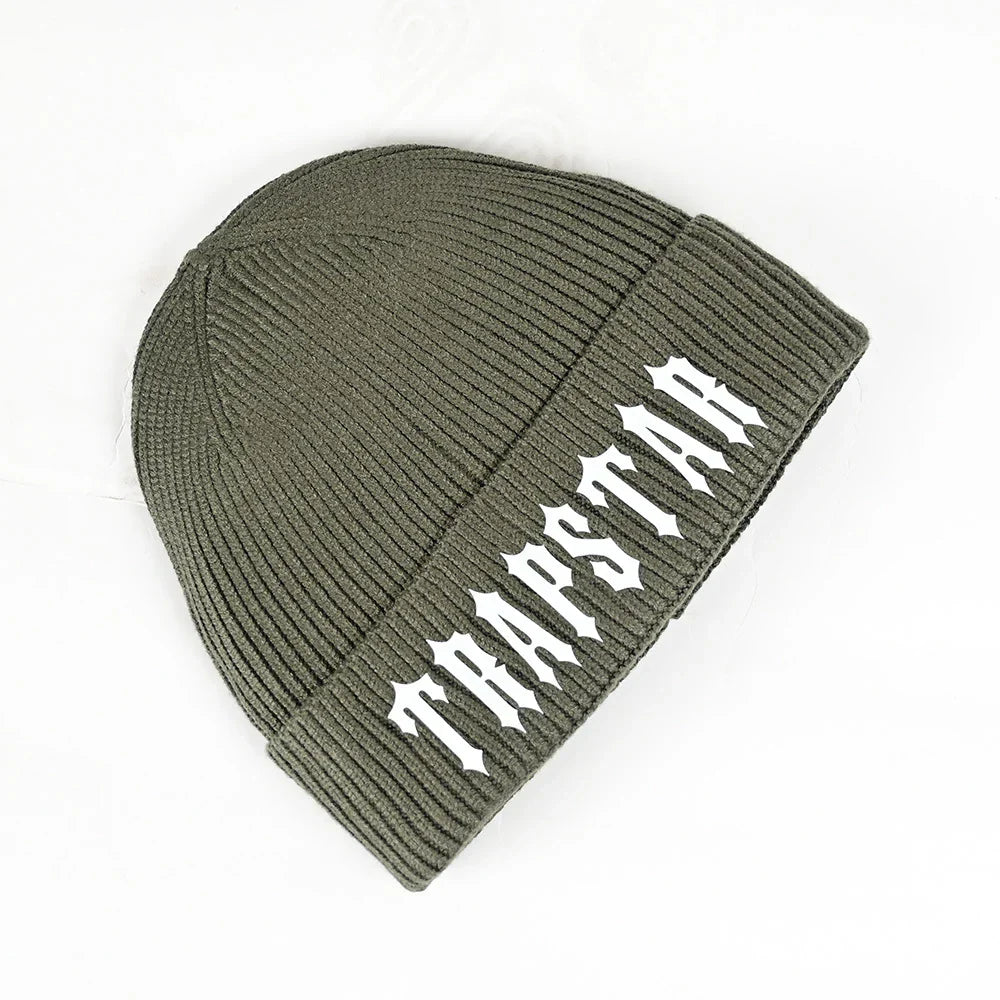 Trapstar Beanie - Green/White Ironleague