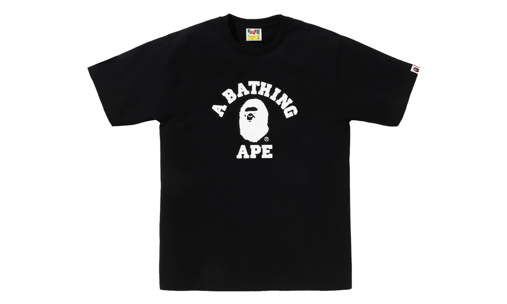 BAPE Crystal Stone Eye College Tee Black 0ZXTEM350101Q BKX