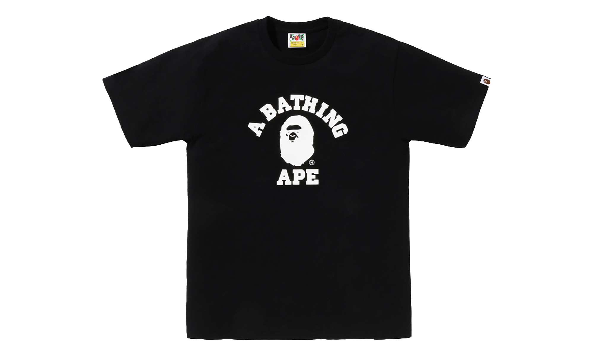 BAPE Crystal Stone Eye College Tee Black 0ZXTEM350101Q BKX