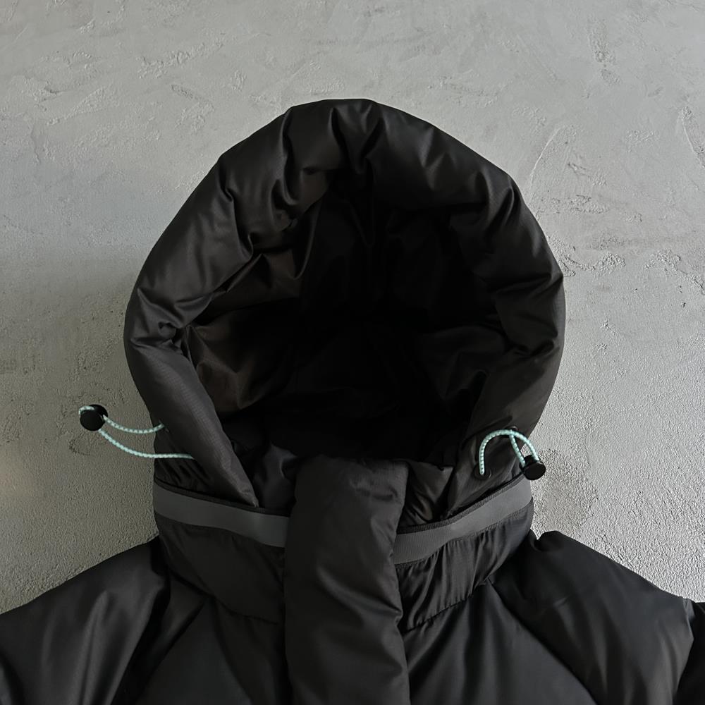 Syna Puffer Coat - Black/Blue Ironleague