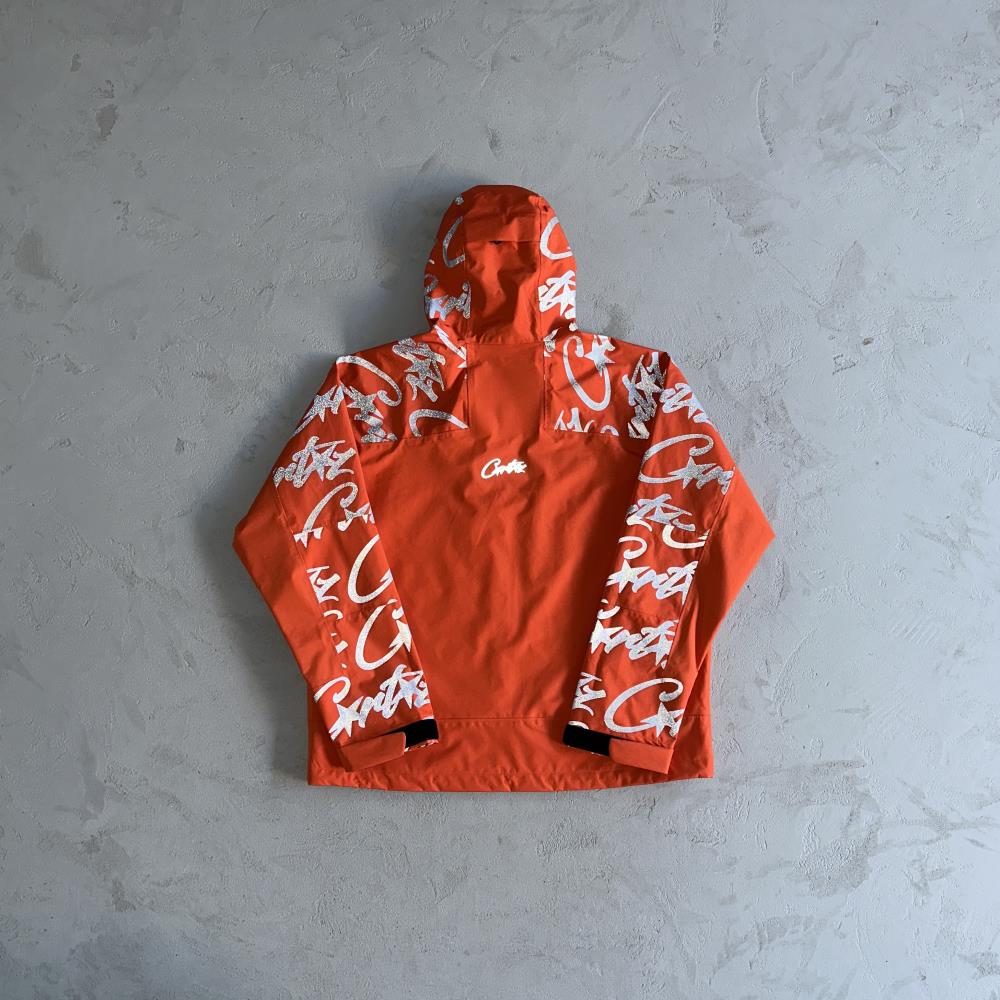 Corteiz Elitework Shell Jacket - Orange Ironleague