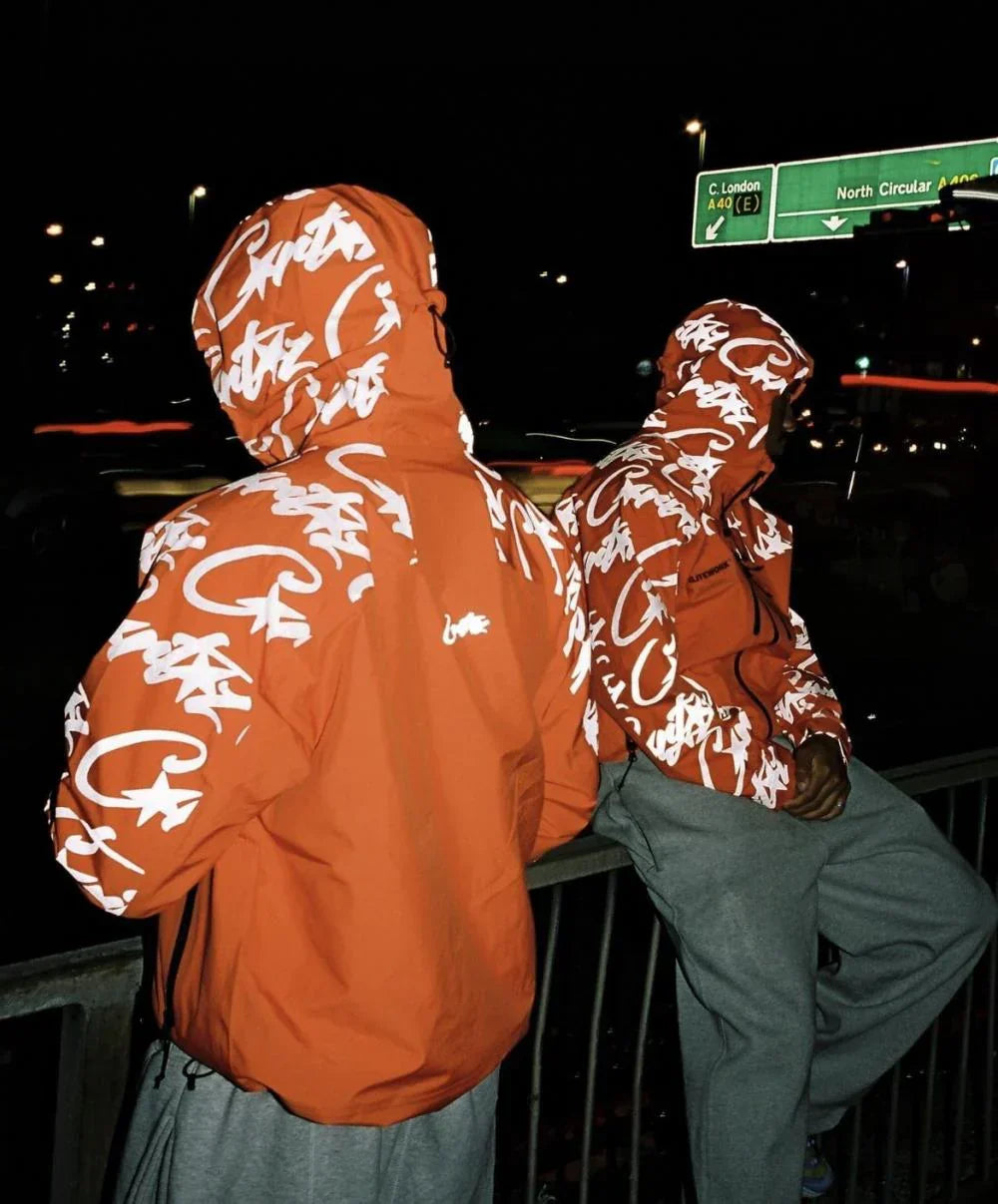 Corteiz Elitework Shell Jacket - Orange Ironleague