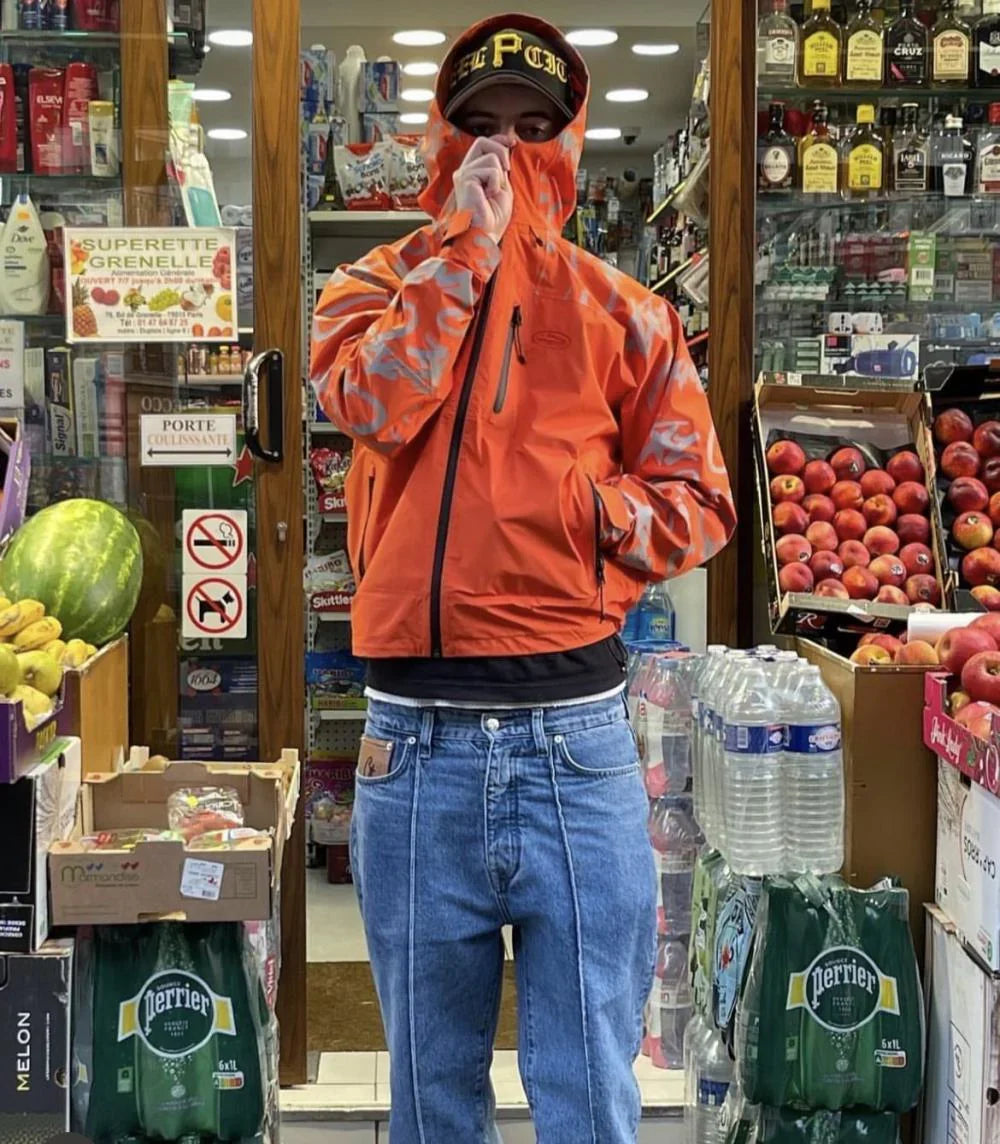 Corteiz Elitework Shell Jacket - Orange Ironleague