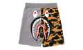 BAPE 1st Camo Back Shark Sweatshorts Grey 1I20 153 004 GREY