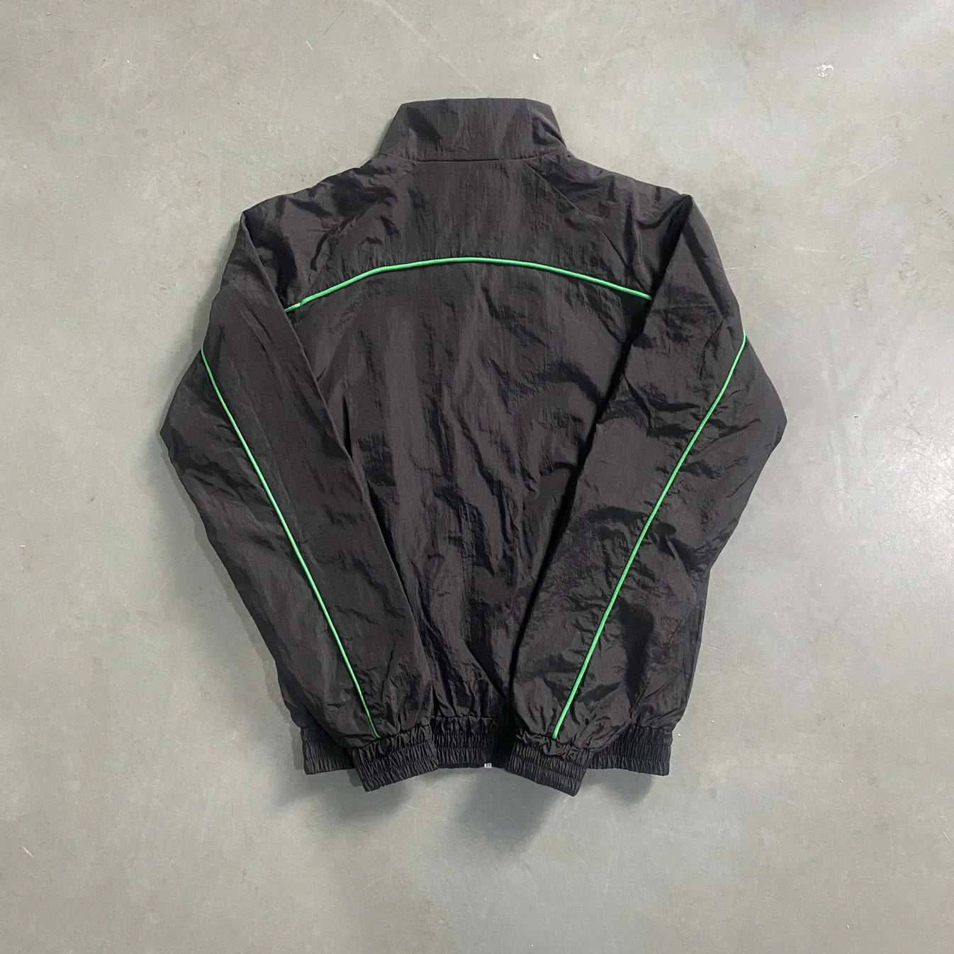 Trapstar Irongate T Shellsuit - Black/Green Ironleague
