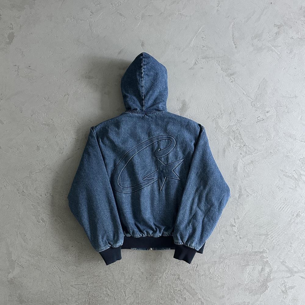 Corteiz C-Star Denim Work Jacket - Jean Ironleague