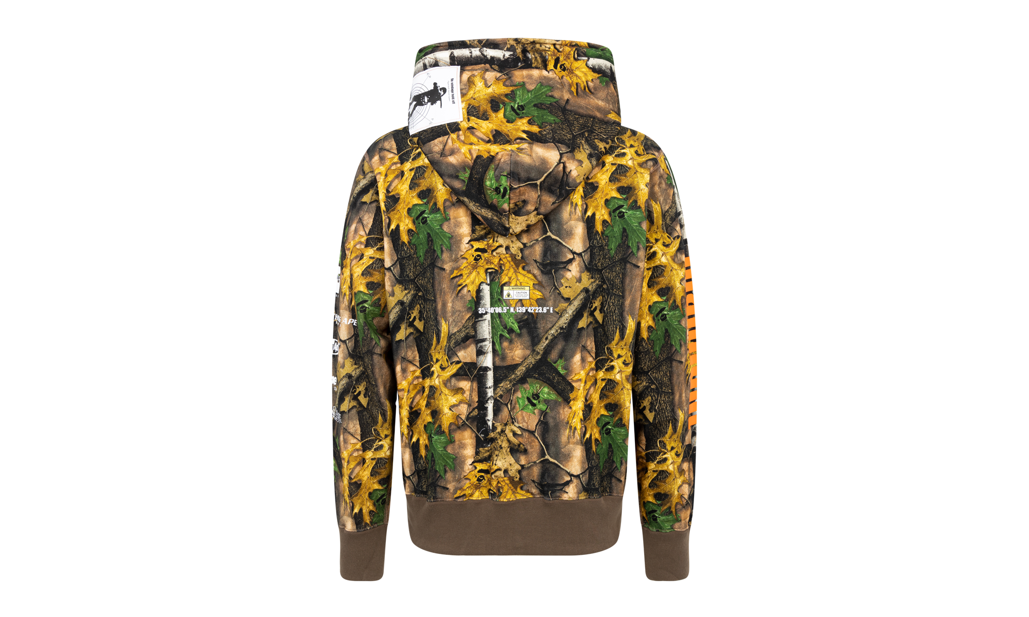 BAPE Forest Camo Wide Full Zip Hoodie Forest Camo OZX SW M115013 C