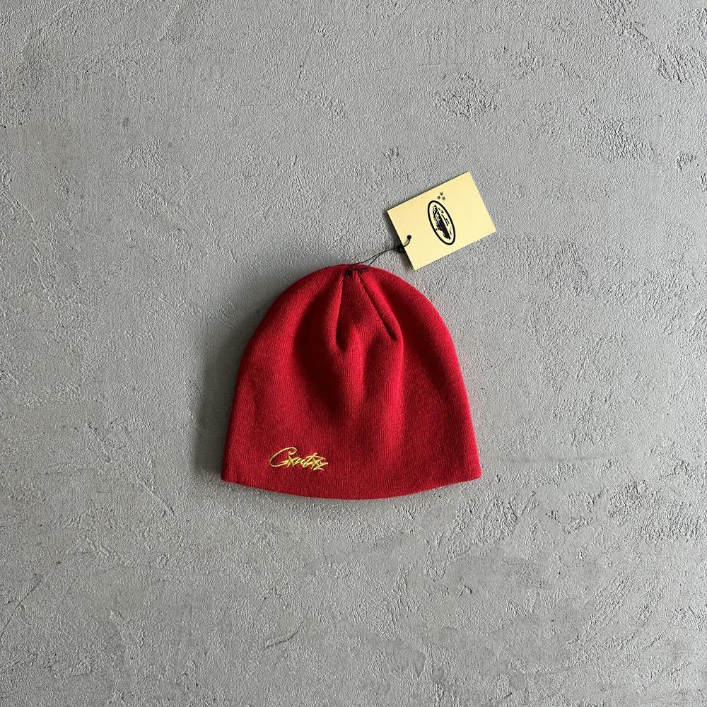 Corteiz Side Embroidered Cold Hat - Red Ironleague