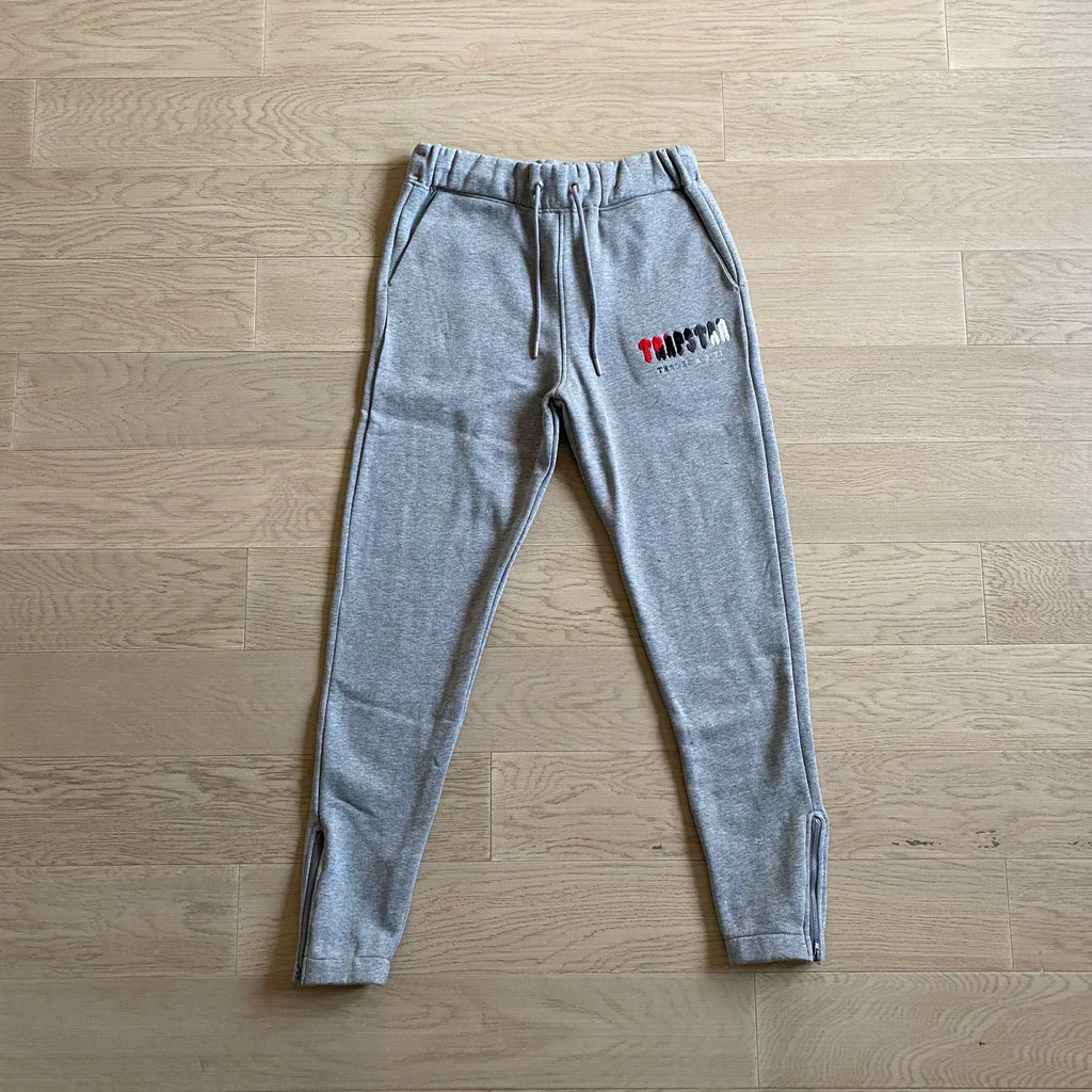 Trapstar Chenille Decoded Tracksuit - Grey/Black Ironleague