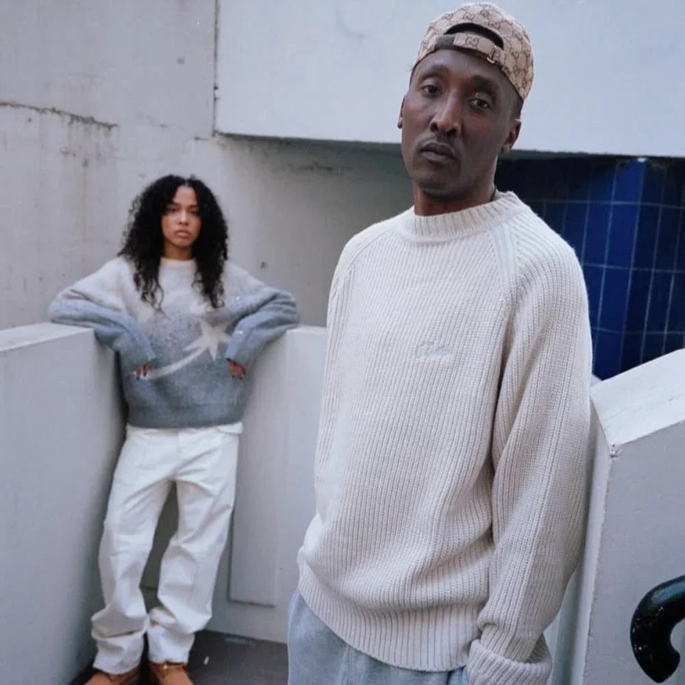 Corteiz Yarn Allstars Sweater - White Ironleague