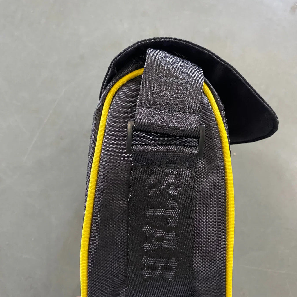 Trapstar Messenger Bag 1.0 - Black/Yellow Ironleague