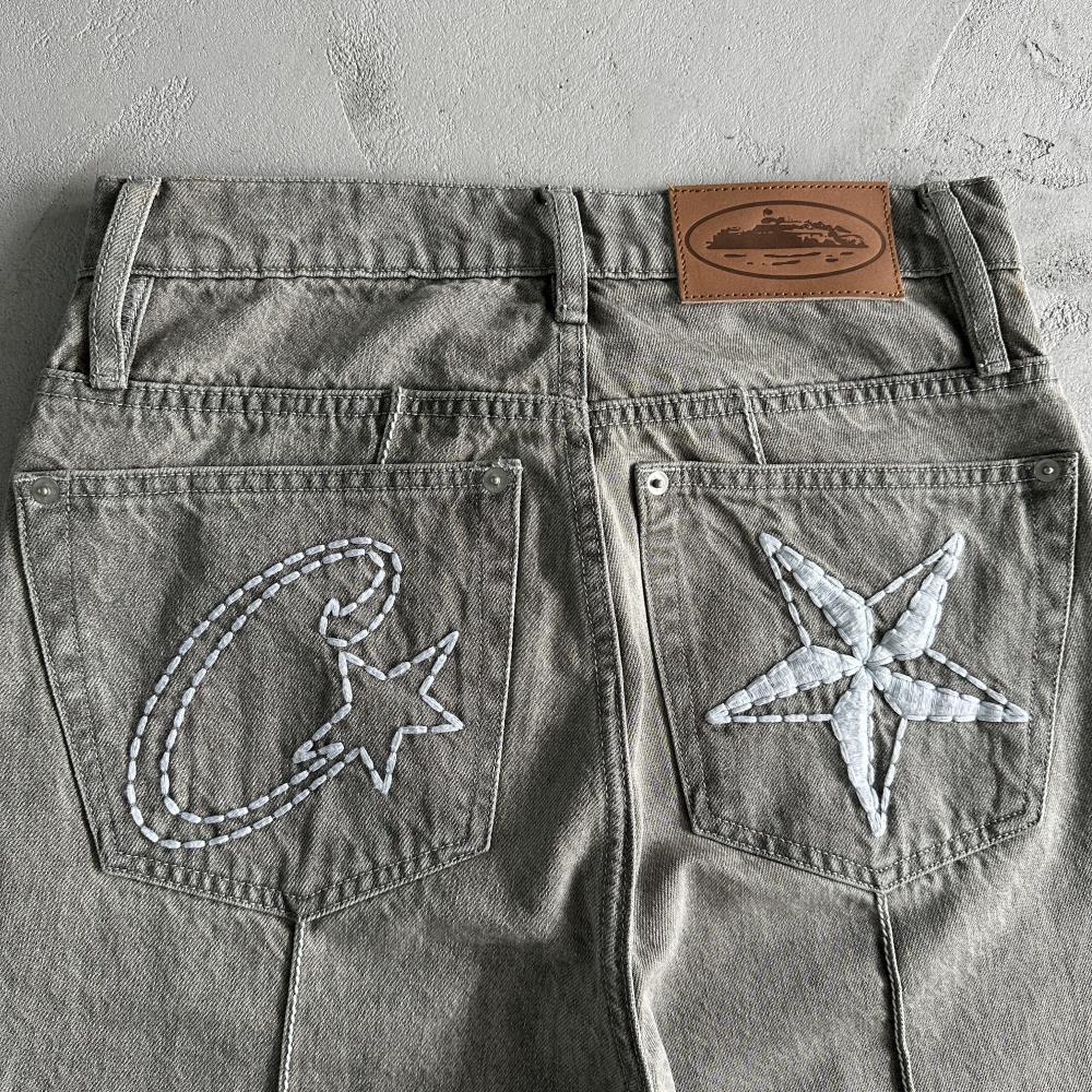 Corteiz Denim Jeans - Grey Ironleague