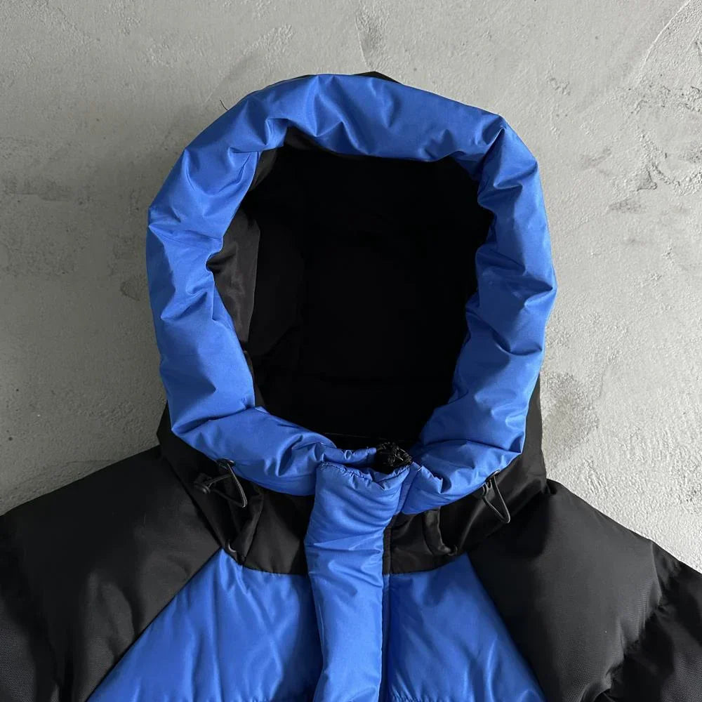 Trapstar Decoded Arch Puffer - Black/Blue Ironleague
