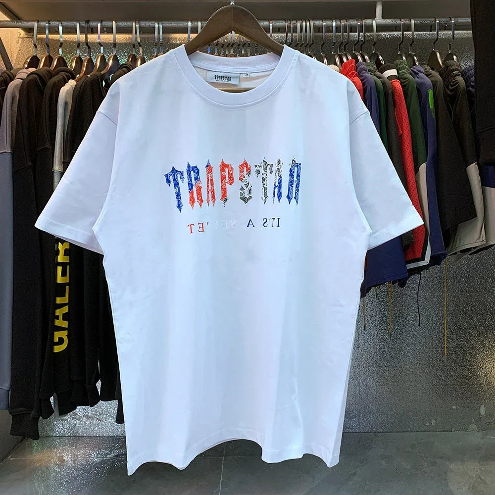 Trapstar Letter Color T-Shirt - Black/White Ironleague